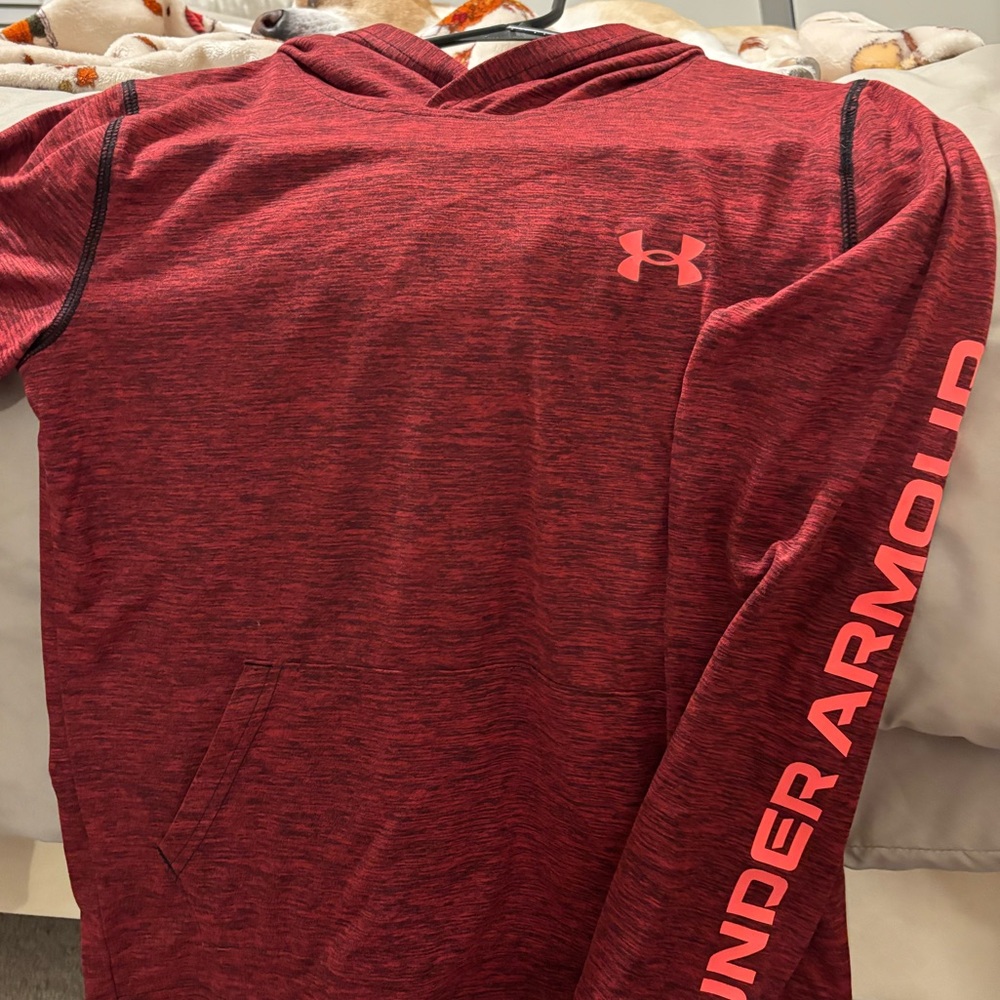 Under Armour Maroon (red/black mix) Long Sleeve Pullover